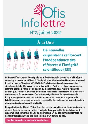 Infolettre 2 juillet 2022