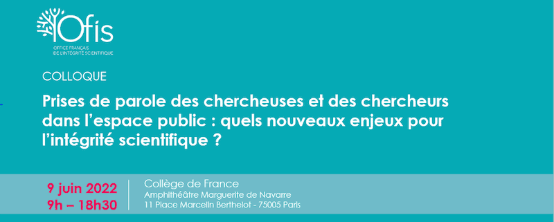 Prises de parole des chercheuses et des chercheurs dans l'espace public : quels nouveaux enjeux pour l'intégrité scientifique ?