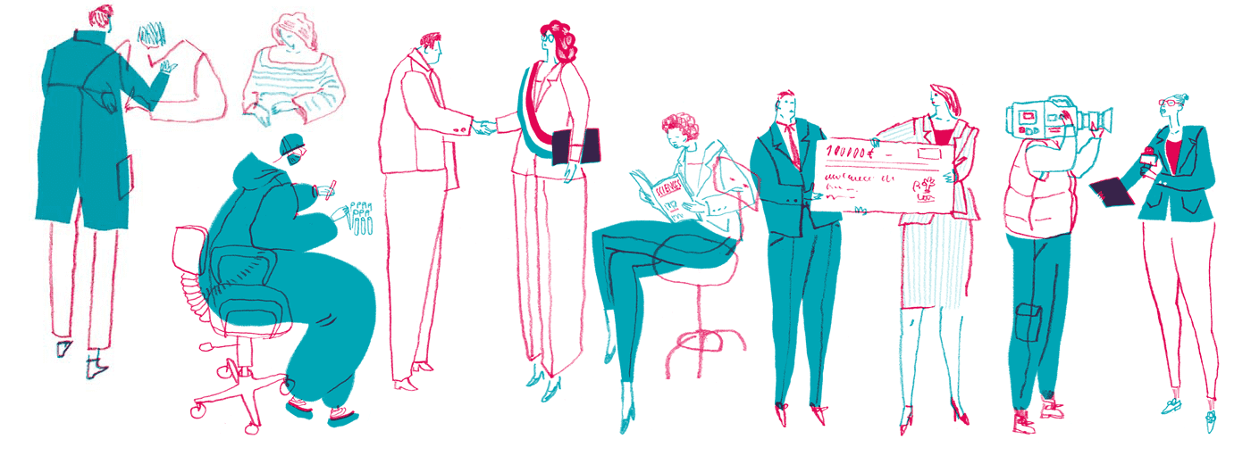 Illustration personnages OFIS