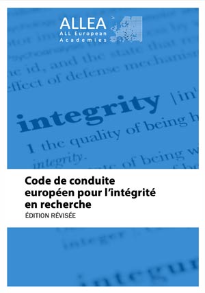 Code de conduite Européen pour l'intégrité en recherche