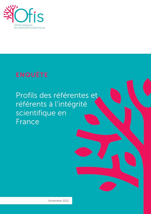 Profils des référentes et référents à l'intégrité scientifique en France