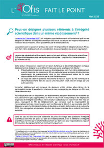 Image de L'Ofis fait le point sur le nombre de RIS par établissement