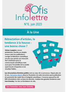 Infolettre Ofis N6 couverture