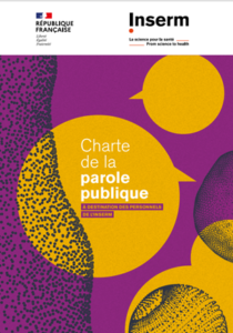 Couverture de la charte de l'Inserm